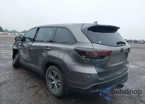 2019 Toyota Highlander Le Plus из США, поврежденный, VIN 5TDBZRFH5KS736089